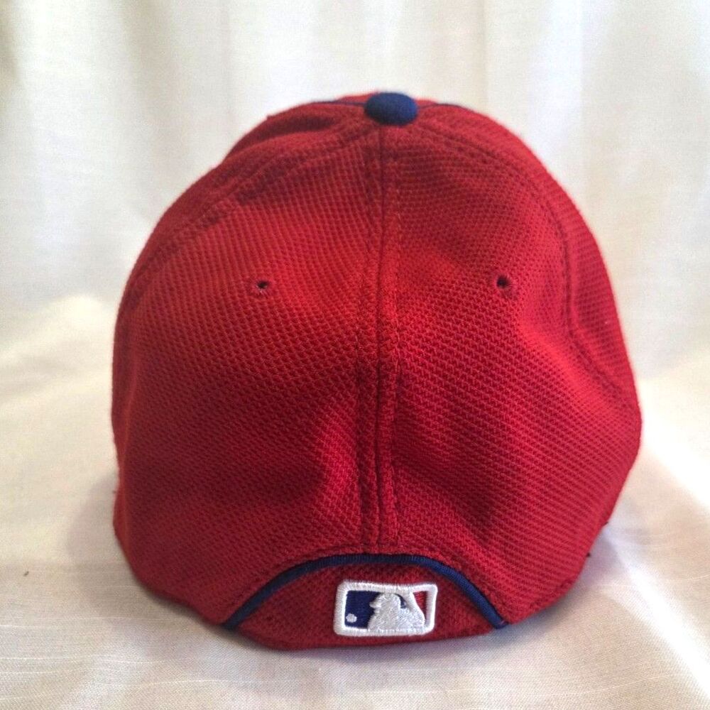 Philadelphia Phillies Hat Size 7 3/8 New Era 39THIRTY Batting Practice MLB Cap - Picture 3 of 6